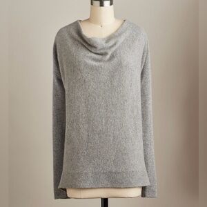 Sundance Simple Truths 100% Cashmere Cowl Neck Sweater In Feather Size XLP